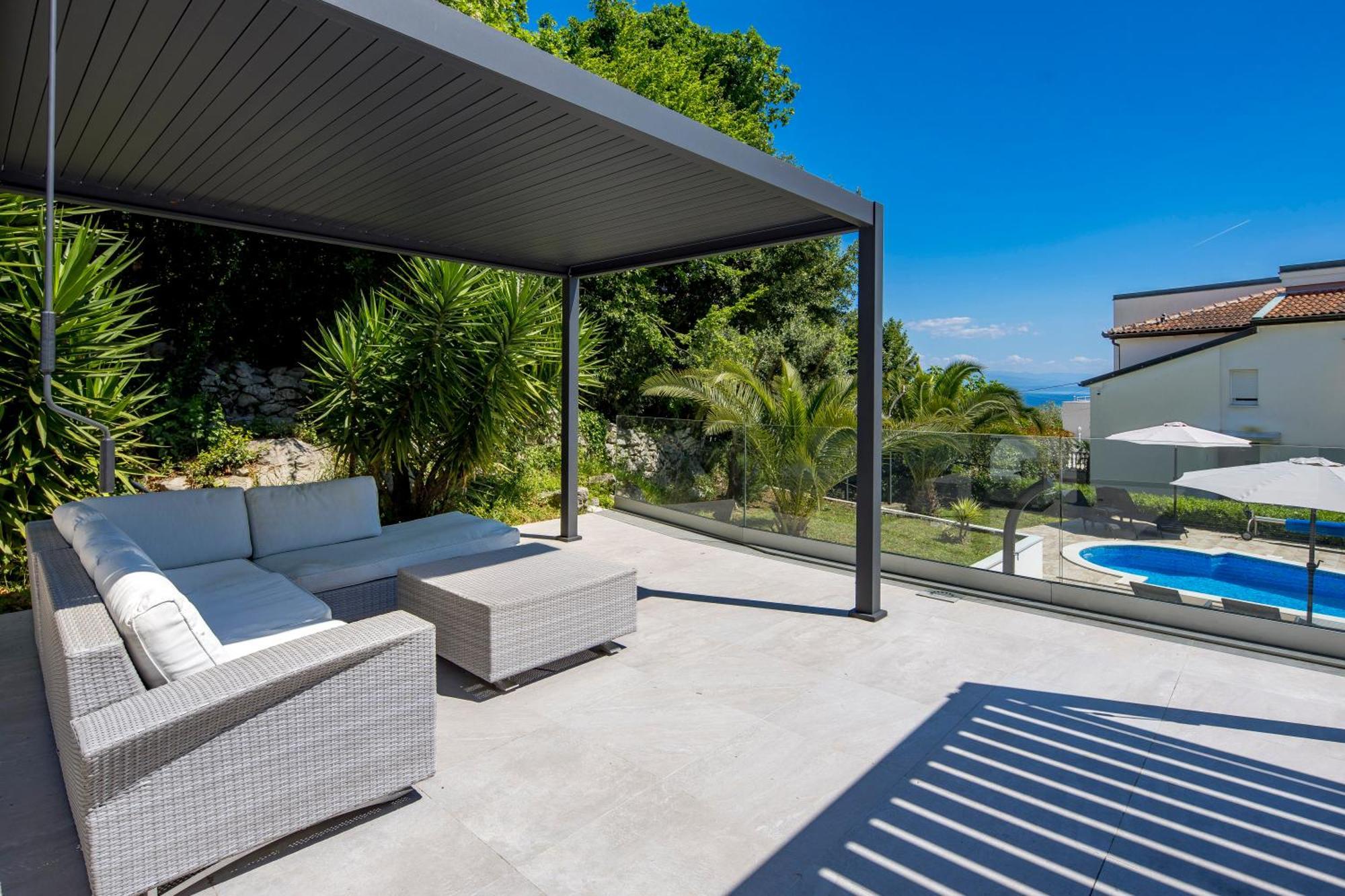 Villa Garden Apartment With Pool Opatija Zewnętrze zdjęcie