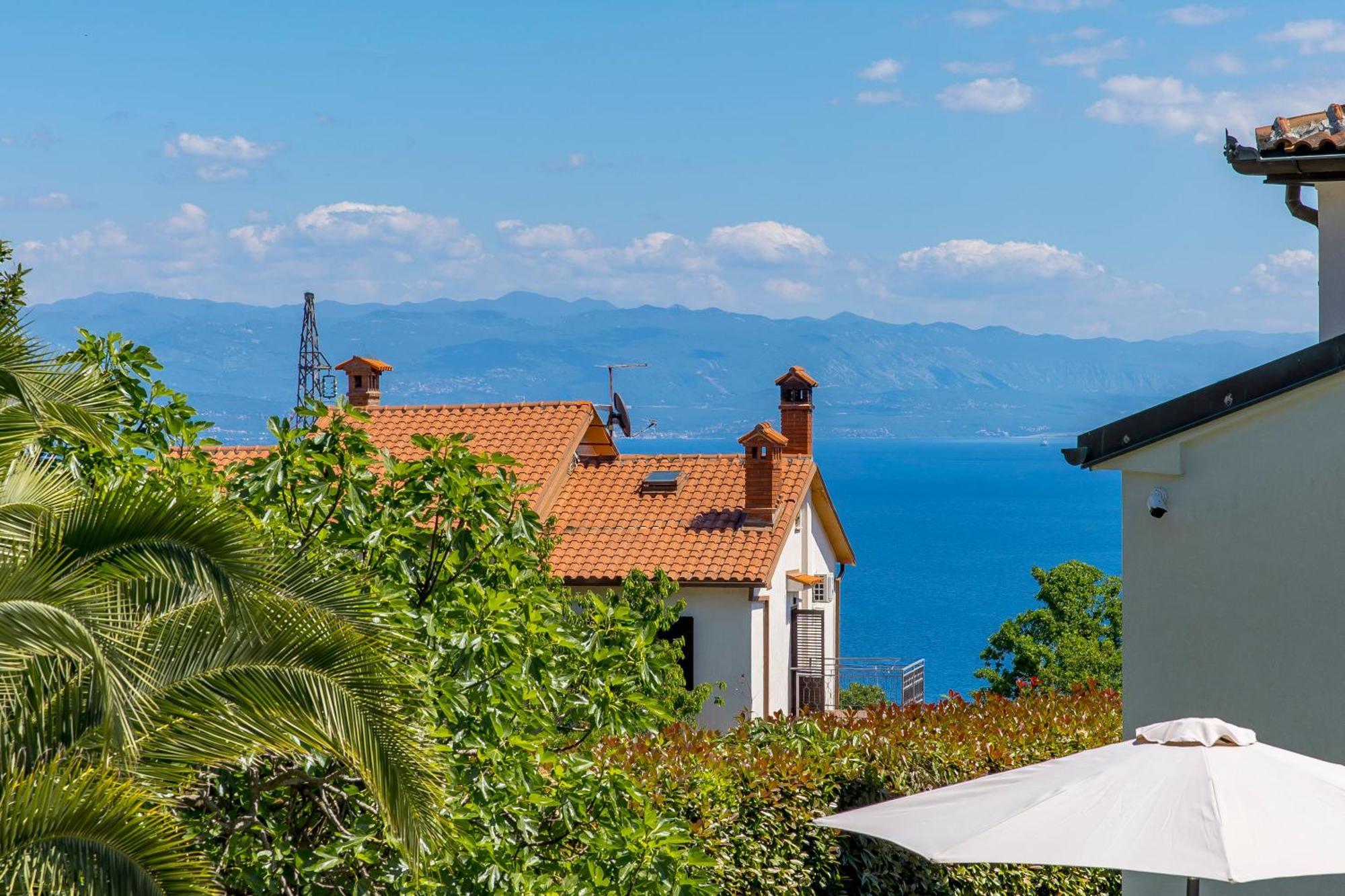 Villa Garden Apartment With Pool Opatija Zewnętrze zdjęcie