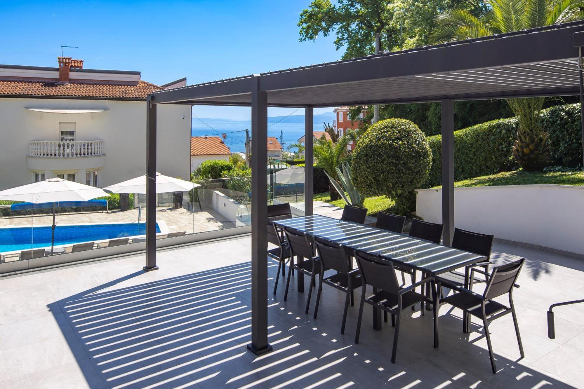 Villa Garden Apartment With Pool Opatija Zewnętrze zdjęcie