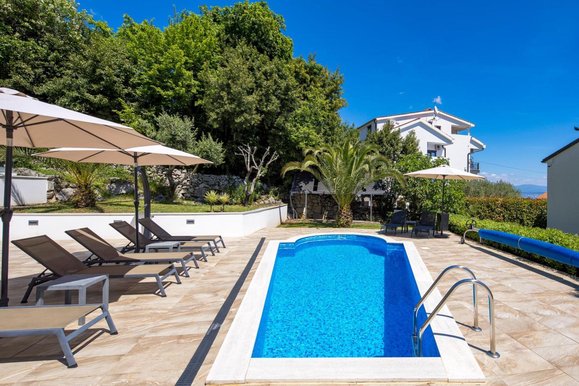 Villa Garden Apartment With Pool Opatija Zewnętrze zdjęcie