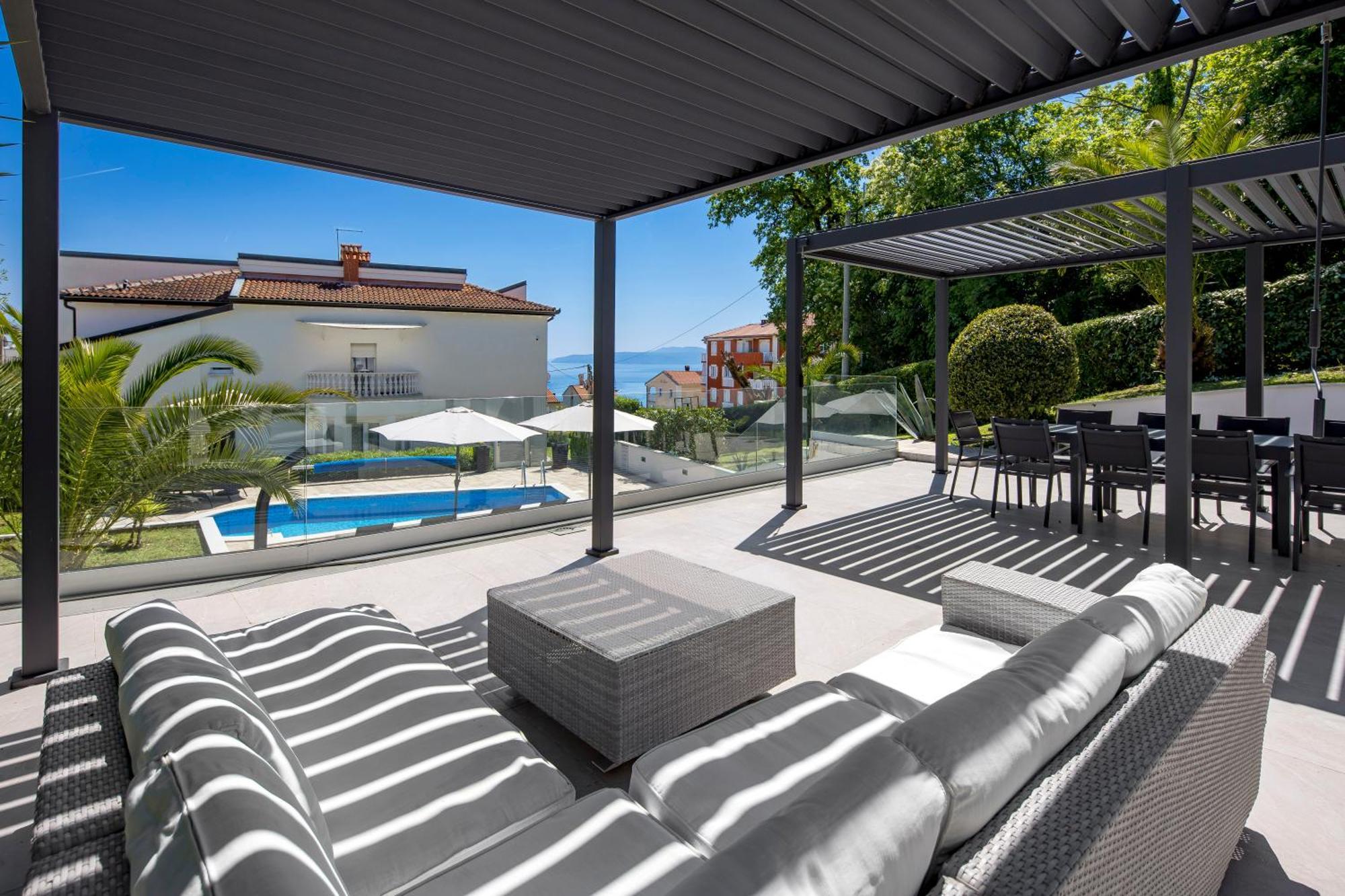 Villa Garden Apartment With Pool Opatija Zewnętrze zdjęcie
