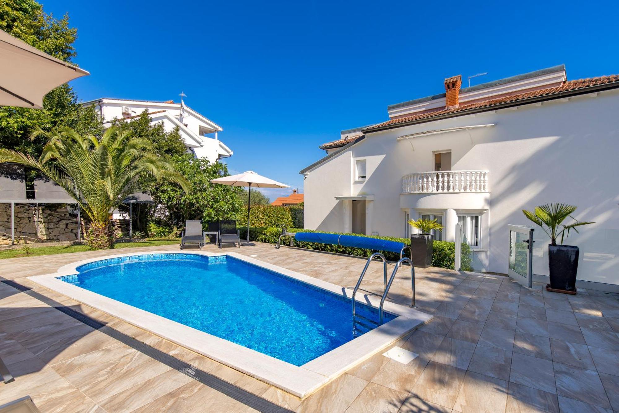 Villa Garden Apartment With Pool Opatija Zewnętrze zdjęcie